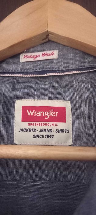Cămașă originală Wrangler, gri, mărimea L