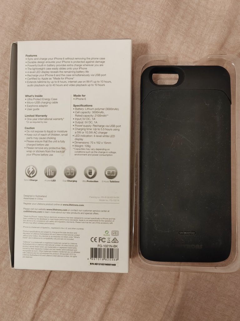 Energy Case 3000 mAh IPHONE 6