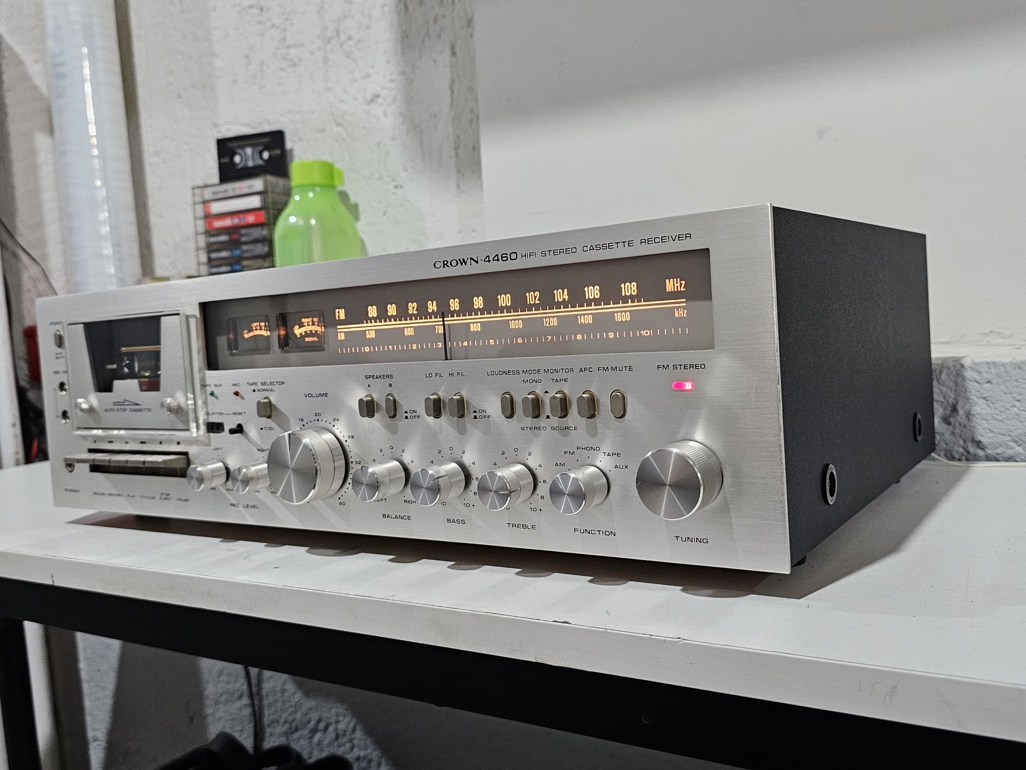 sistem audio CROWN 4460, hi-fi receiver ,deck casette