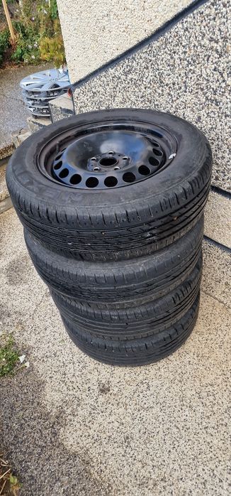Железни джанти с гуми 5x112 16" VAG VW Passat