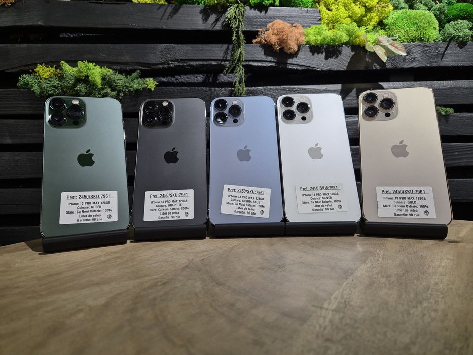 Oferta iPhone 13 Pro Max 128gb Green/Blue/Silver/Gold/Graphite 100%Bat