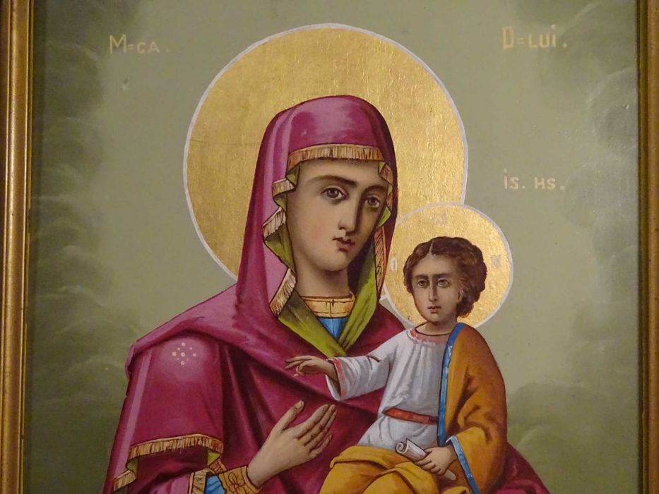 Icoana pe lemn, “Maica Domnului cu Pruncul - Calauzitoarea”