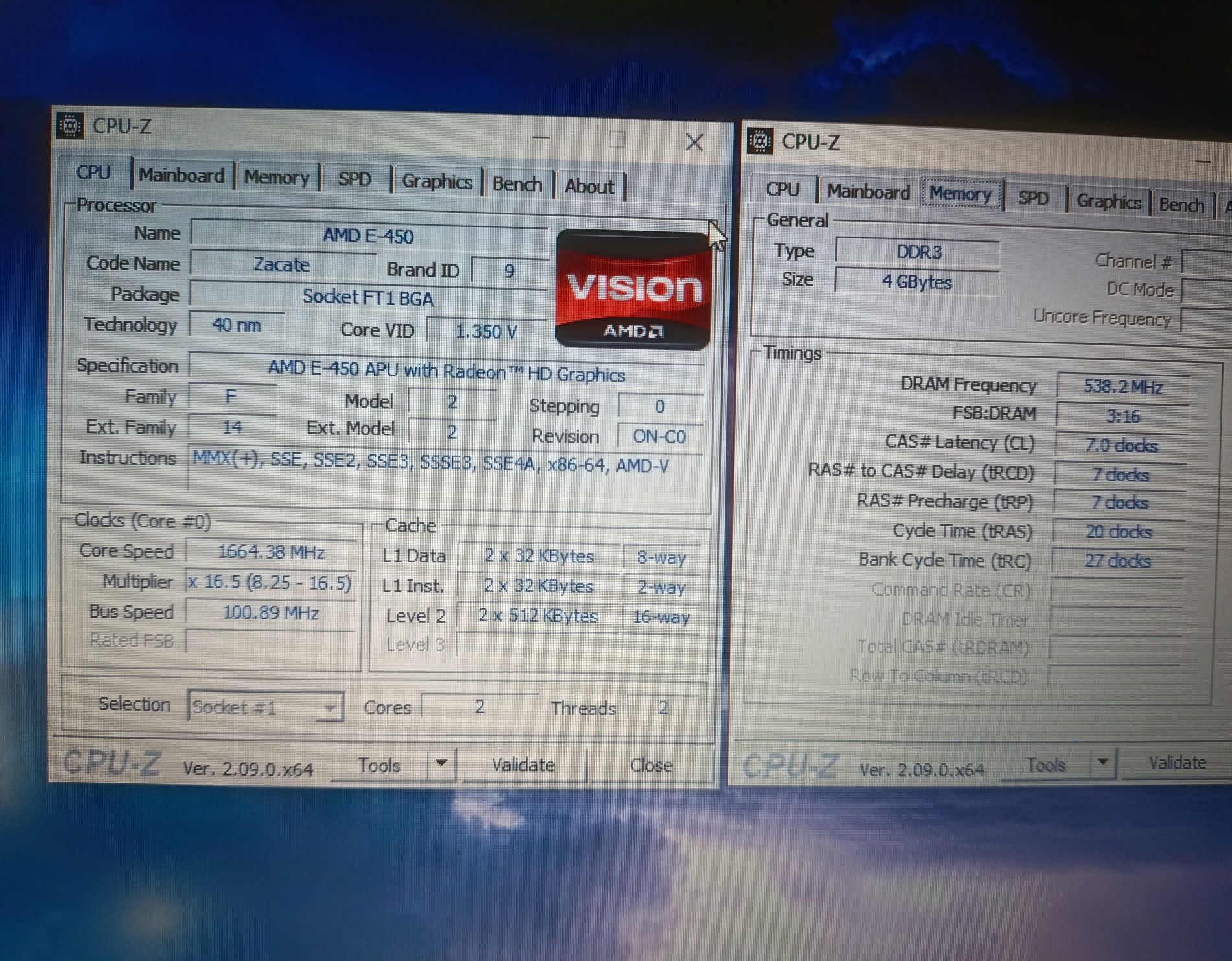 Laptop Lenovo ThinkPad Edge E125 AMD E450 1,65Ghz | 4Gb ram | 320Gb