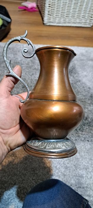 Carafa cupru si zinc făcută manual Germania