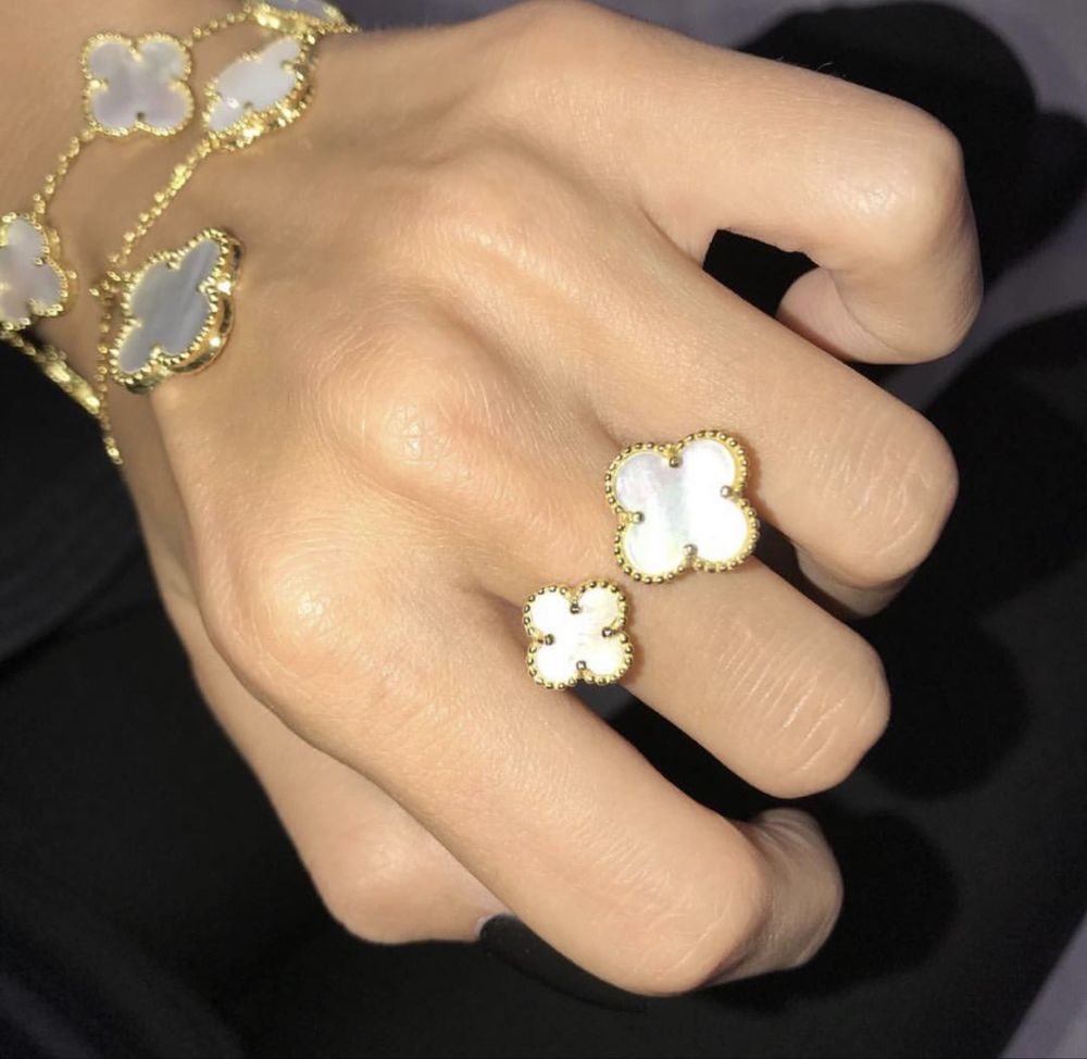 Позлатени пръстени  “Van Cleef & Arpels” 750/18k