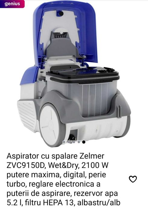 Aspirator cu spalare