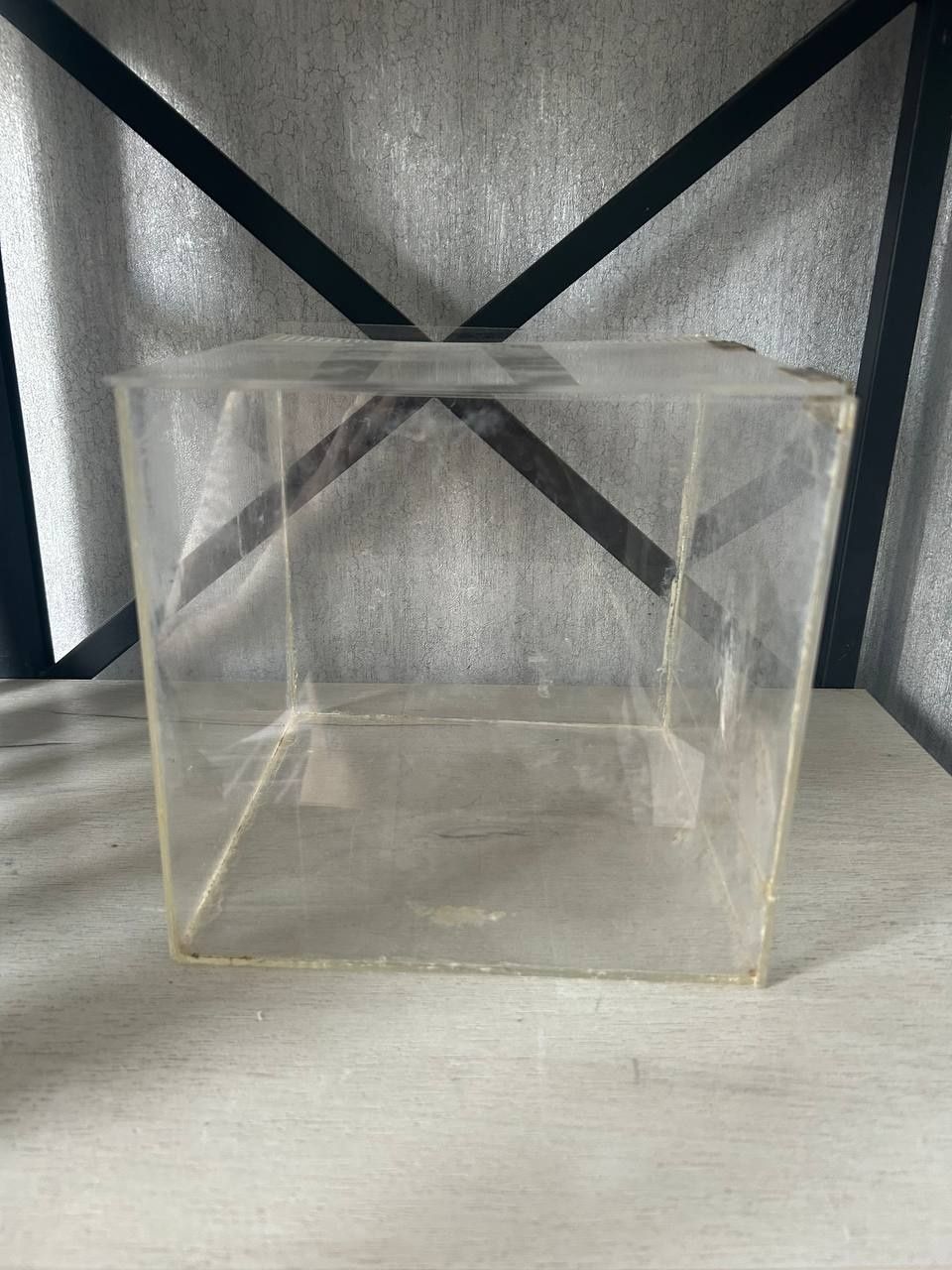 Террариум из акрила прозрачный 20×20×20