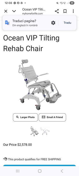 Carut/scaun dus dizabilitati/handicap