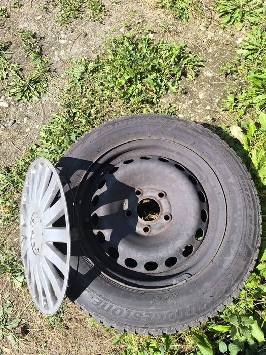 Roți complete de tablă, R15