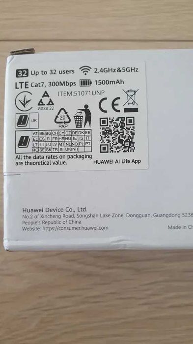 Router/Modem Huawei E5783-230a Airbox 4G+ LTE, Sigilat