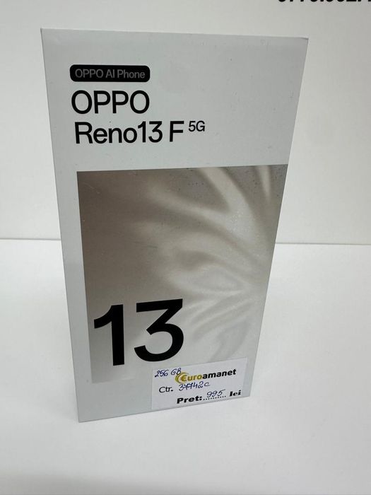 Telefon OPPO Reno13 F 5G, 256GB, 8GB RAM, Dual SIM, Luminous Blue -I-