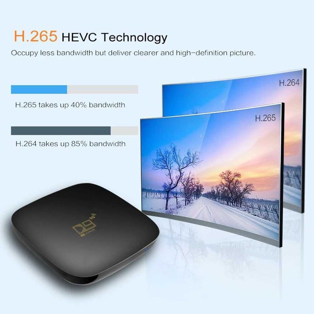 TV BOX D9 4K Смарт телевизия