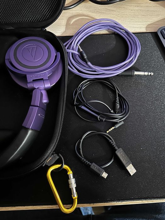 Casti AudioTechnica ATH-M50xBT gen1 + case original AudioTechnica