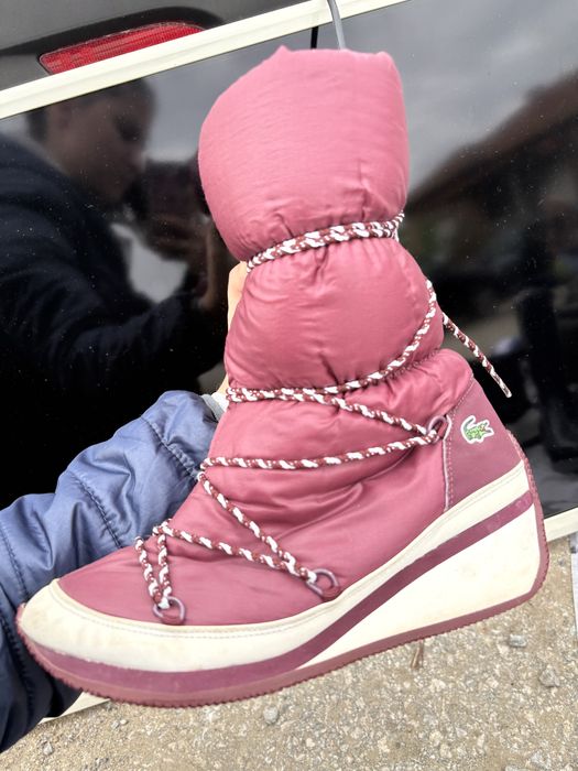Lacoste ботуши бордо