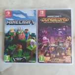Vând două jocuri Minecraft originale Nintendo Switch //poze reale