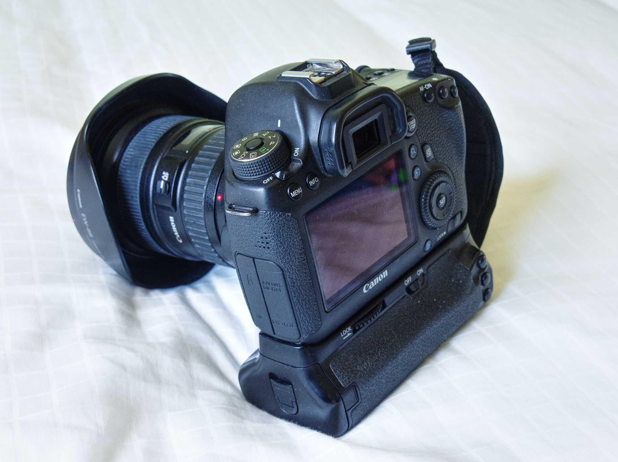 Canon EOS 6D тяло с хватка и още