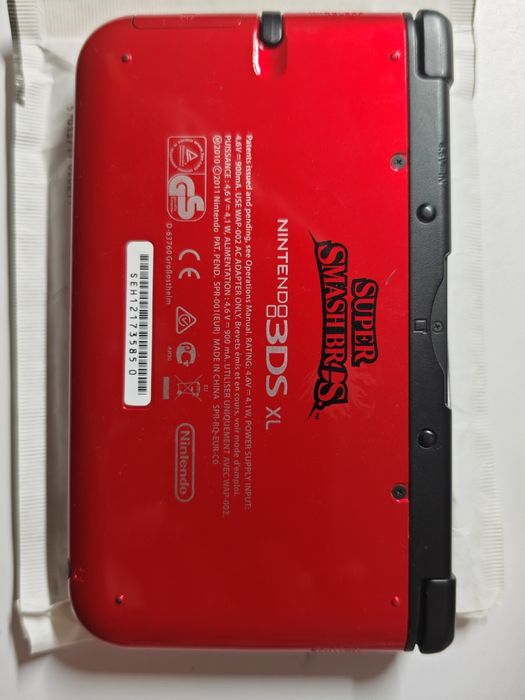 Nintendo 3ds Xl ediția Mario Smash Bros la cutie