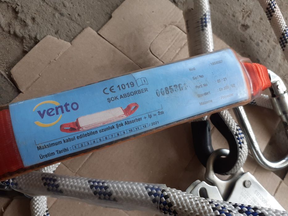 Snur de Absorbție a Șocurilor cu Brat Dublu-Carabinier cu Carlig