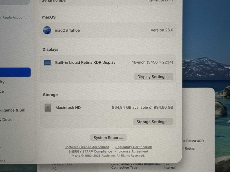 MacBook Pro 16 M1 Pro`10 CPU/16 GPU/1TB SSD/16GB RAM/Като Нов