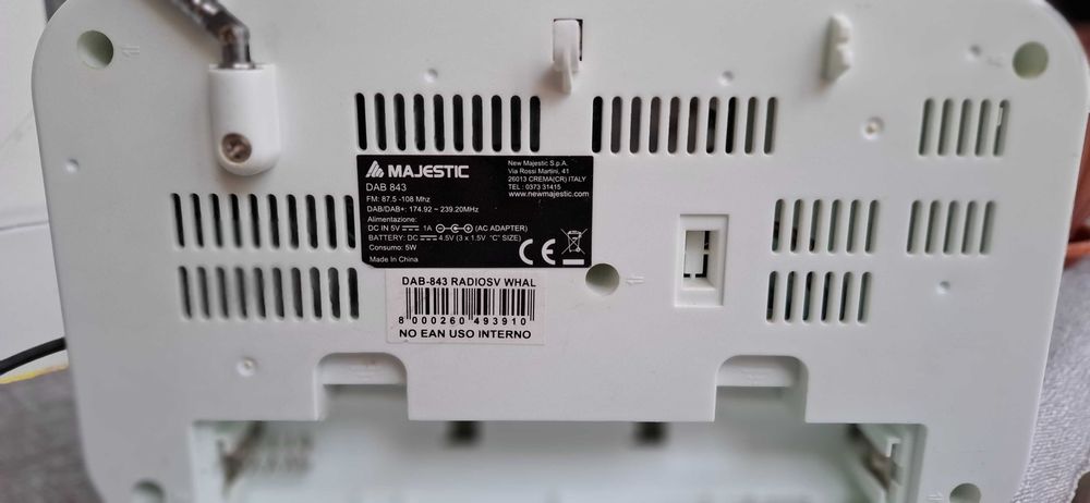 Radio portabil   Majestic  Dab ,Dab +,FM  843