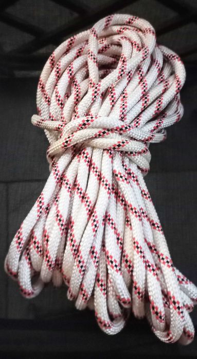 статично въже 12 мм , за индустриален алпинизъм, катерене, Атракции,