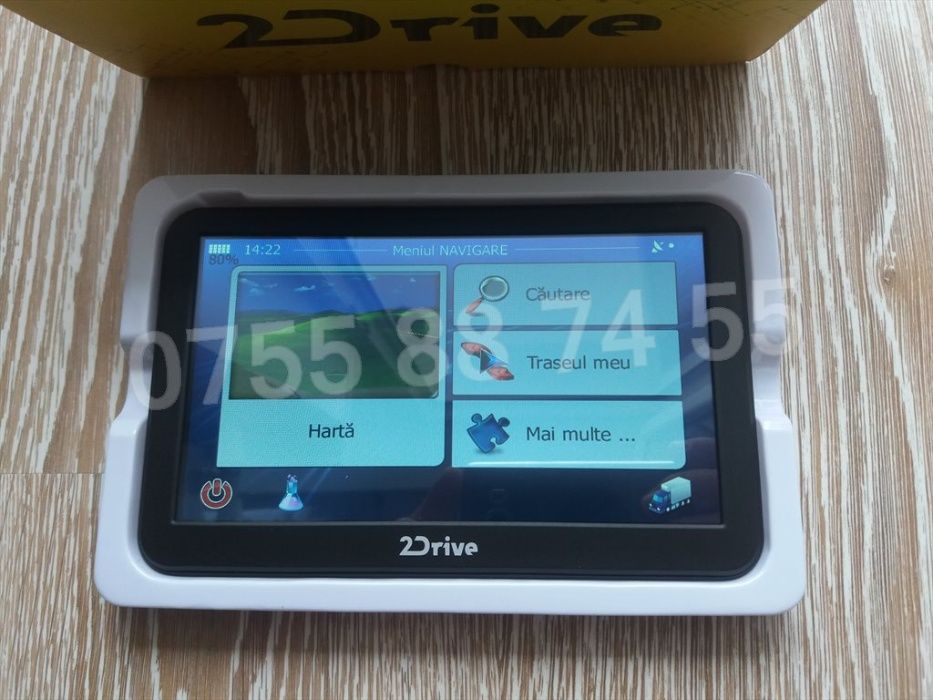 Gps NOU-ecran MARE 7" HD- dedicat camionagiilor(4 programe TIR)