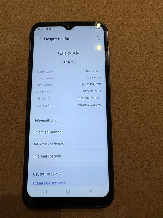 Samsung A145 Galaxy A14 Dual Sim 64 Gb ID-XXL2712