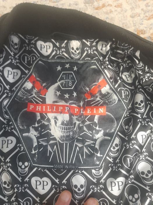 Geaca  piele Philip Plein