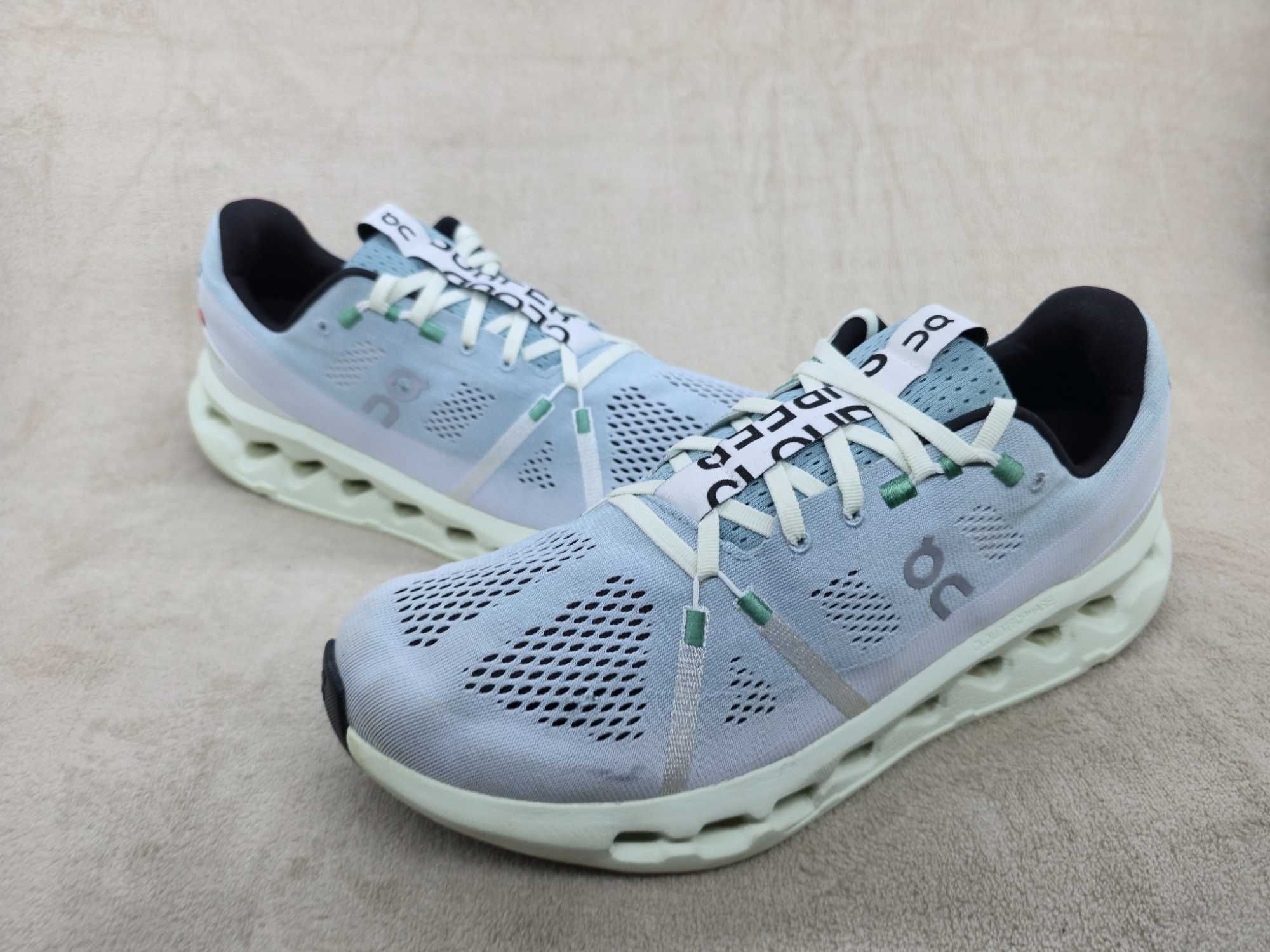 On Running Cloudsurfer Mineral/ Aloe - mărime 47.5