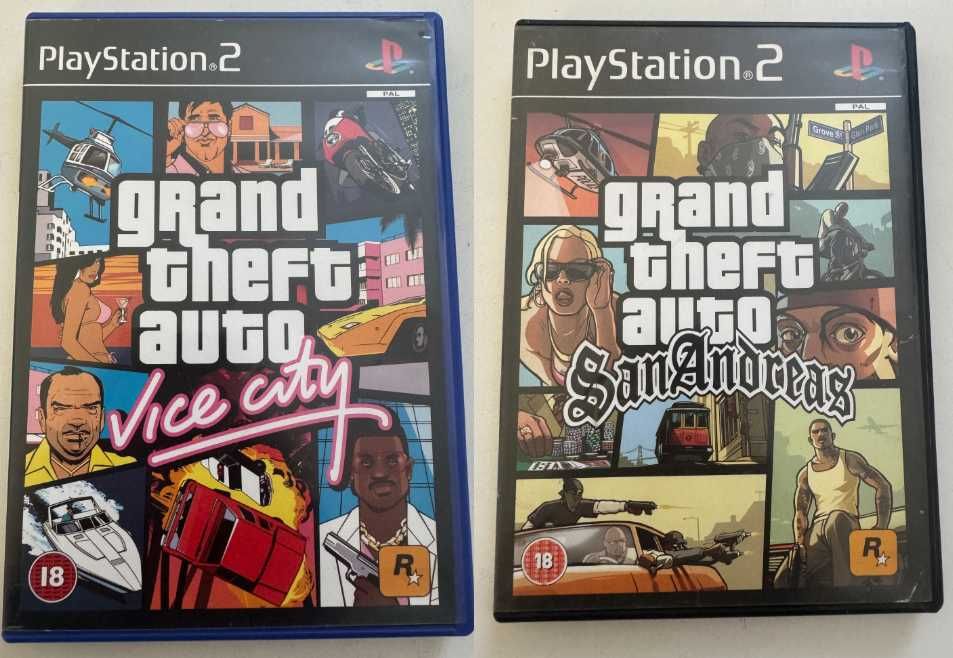 GTA Vice city и GTA San Andreas за PS2