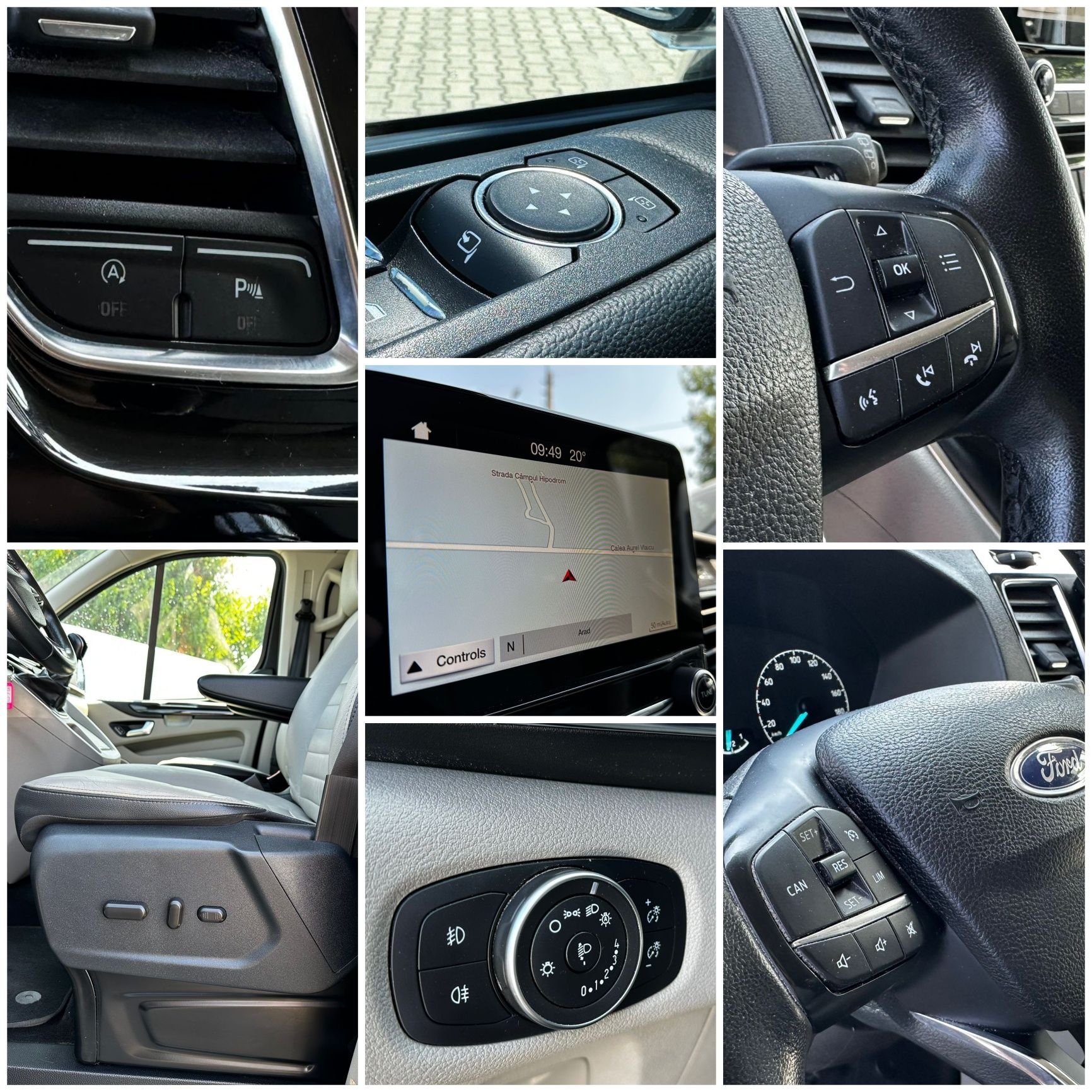 2018 Ford Tourneo Custom - 2.0D 170CP Euro 6 - Piele Crem * LED * Navi