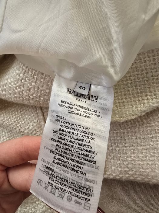 Sacou Balmain butoni