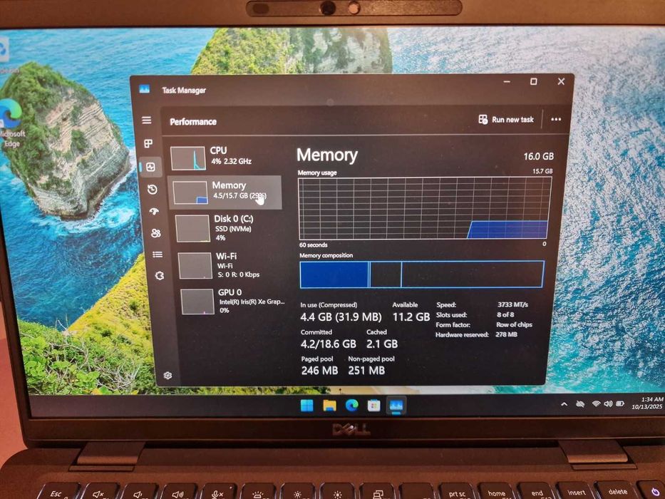 Laptop Dell Latitude 7420 i5 11th gen 16 GB RAM 512 SSD NVMe