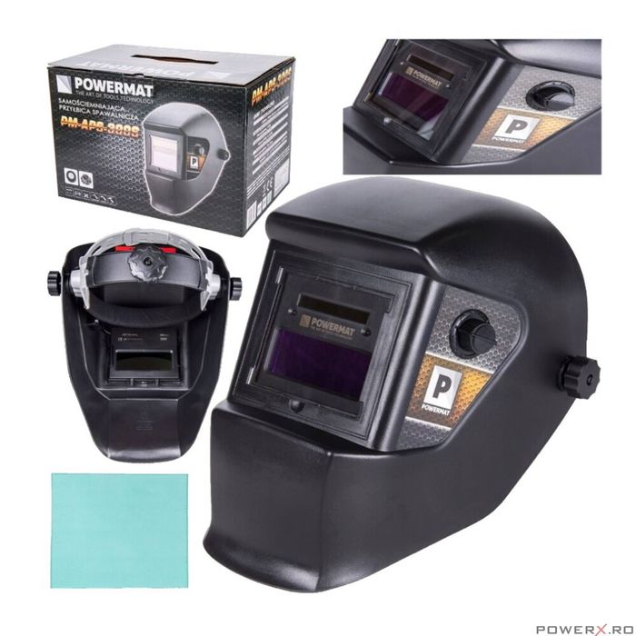 Mascapentru sudura automata, heliomata, neagra, Powermat