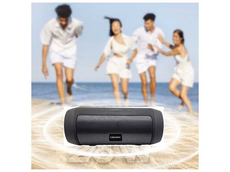 НОВИ! Bluetooth тонколонка с радио Crown