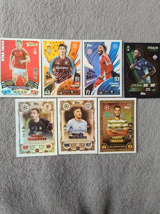 Редки Карти от колекцията на Match Attax 2025/26.. Карти с футболисти