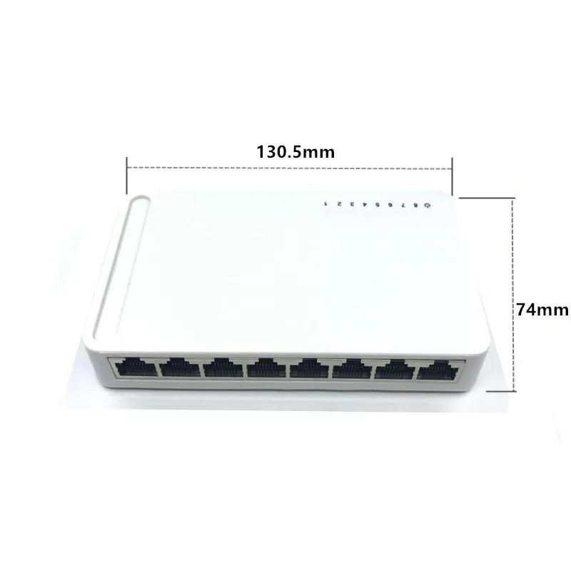 Сетевой HUB (Хаб) ethernet, RJ45, до 100 Мбит/с, на 8 портов. Алматы