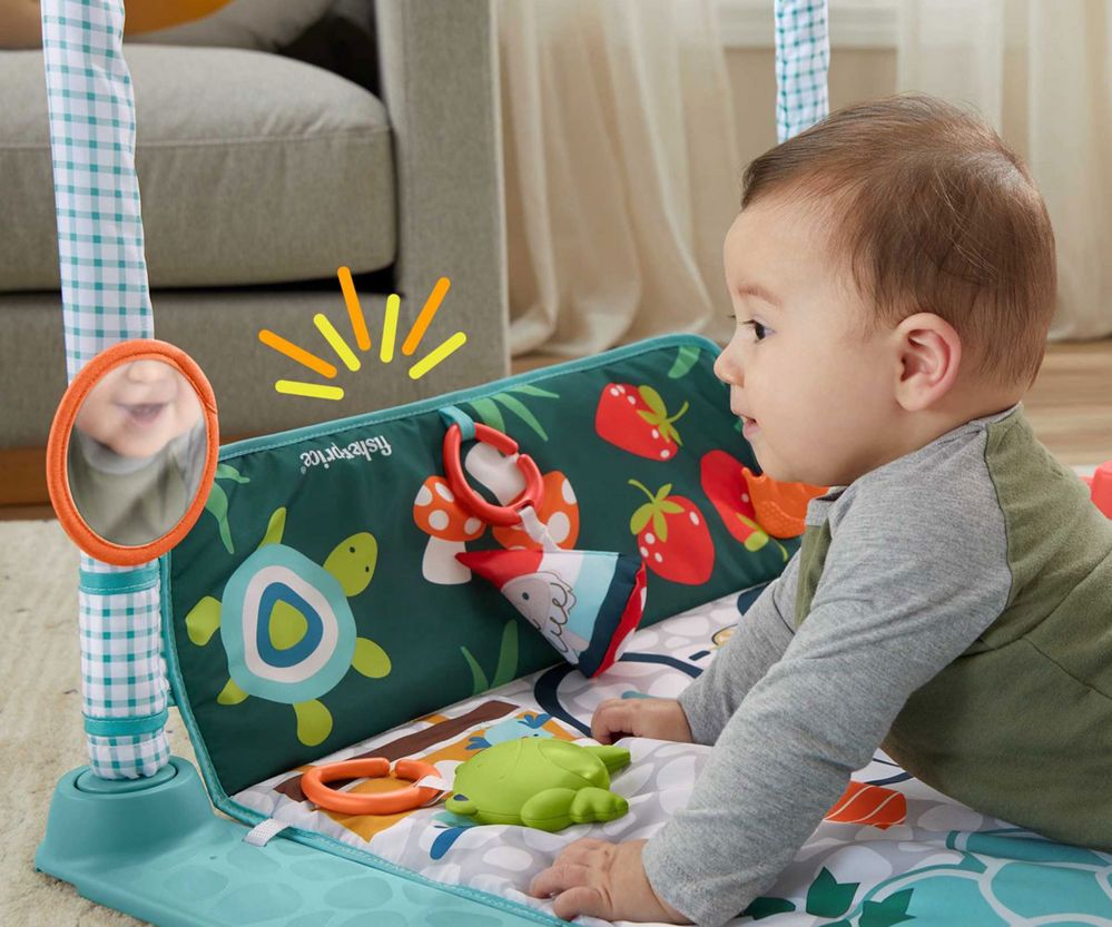 Активна гимнастика 3в1 Fisher Price, пълзи и играй