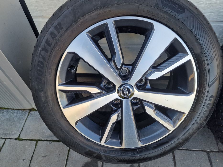 Jante aliaj Nissan Leaf R16 16x6 1/2 J cu cauciuc 205/55 R16