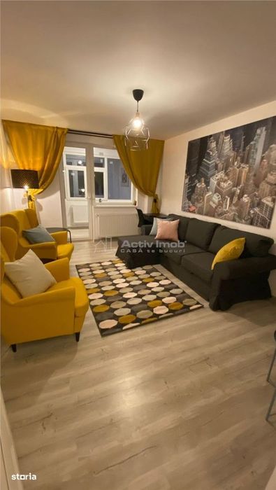 2 camere, etaj 1, 52 mp, mobilat-utilat, LOC DE PARCARE, Maresal Avere