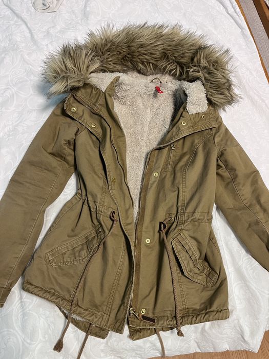 Зимна парка дамска кафява