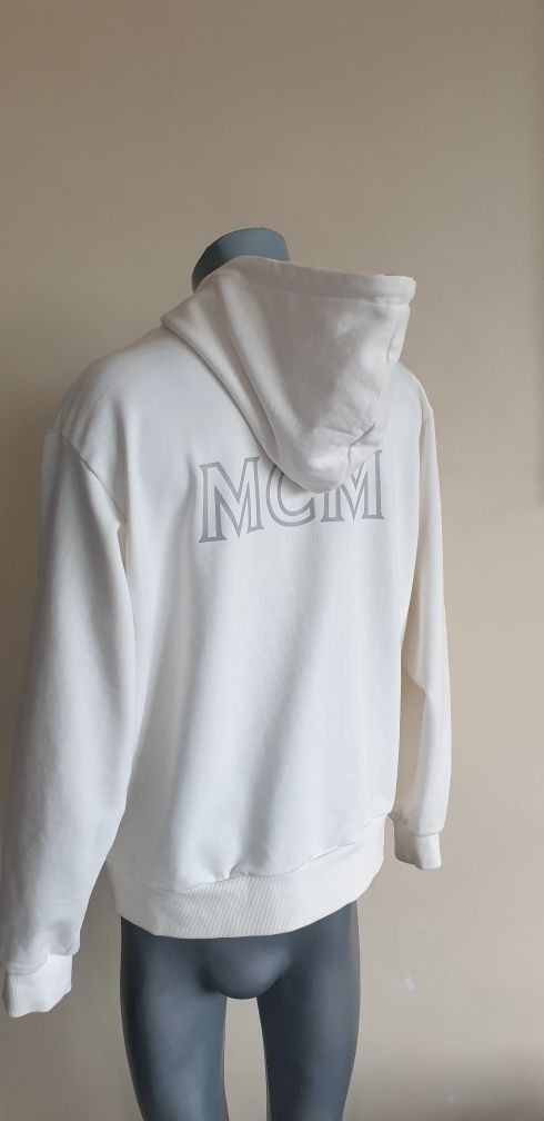 MCM Hoodie Essentials Logo Zip Up  М НОВО! ОРИГИНАЛ! Суичер с цял Цип!