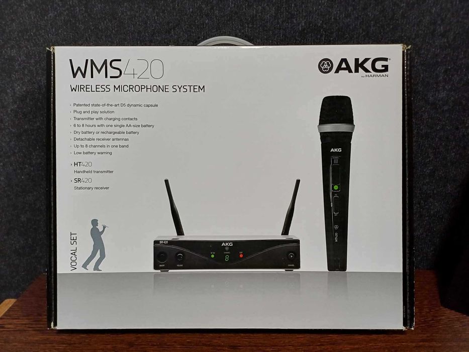 Microfon Wireless AKG WMS420 Vocal Set - Nou!