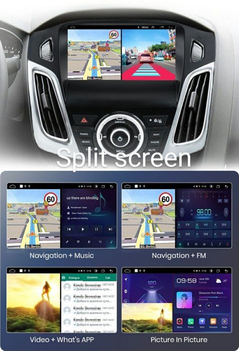Navigatie Android dedicata Ford Focus 3 (2011-2019)