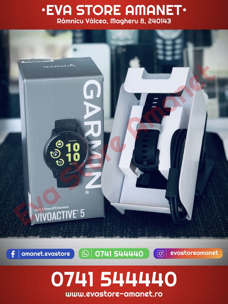 Smartwatch GARMIN Vivoactive 5 42mm Amoled GPS Android/iOS Produs nou