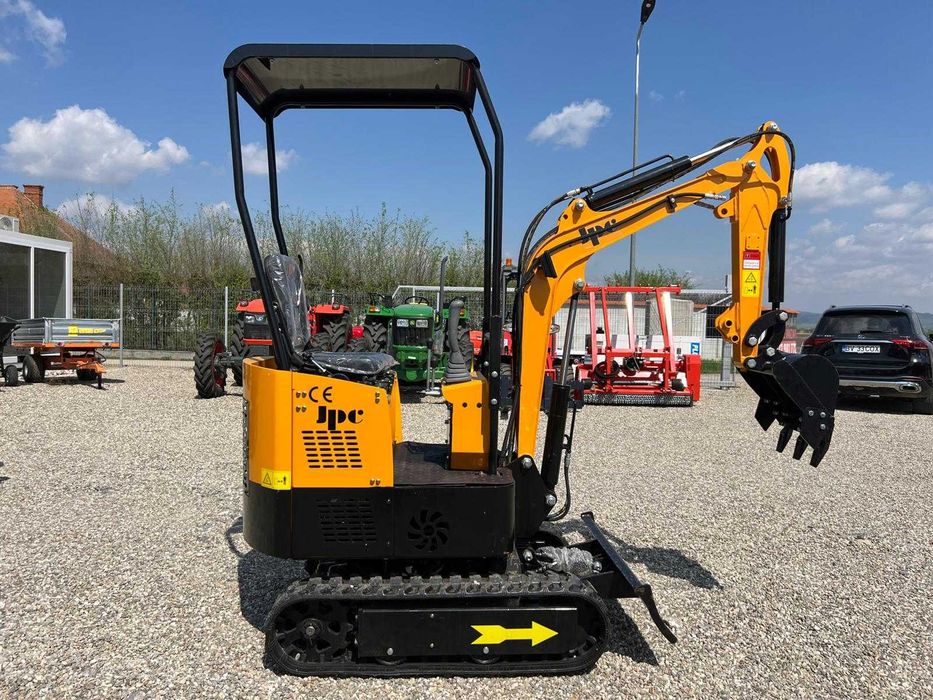 Mini excavator JPC  - 12 Hp , 1 Tona  (Nou) + Video