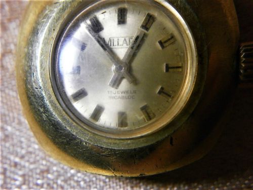 Ceas de mana mecanic Villard Swiss, dama, 17 Jewels, Incabloc, vintage