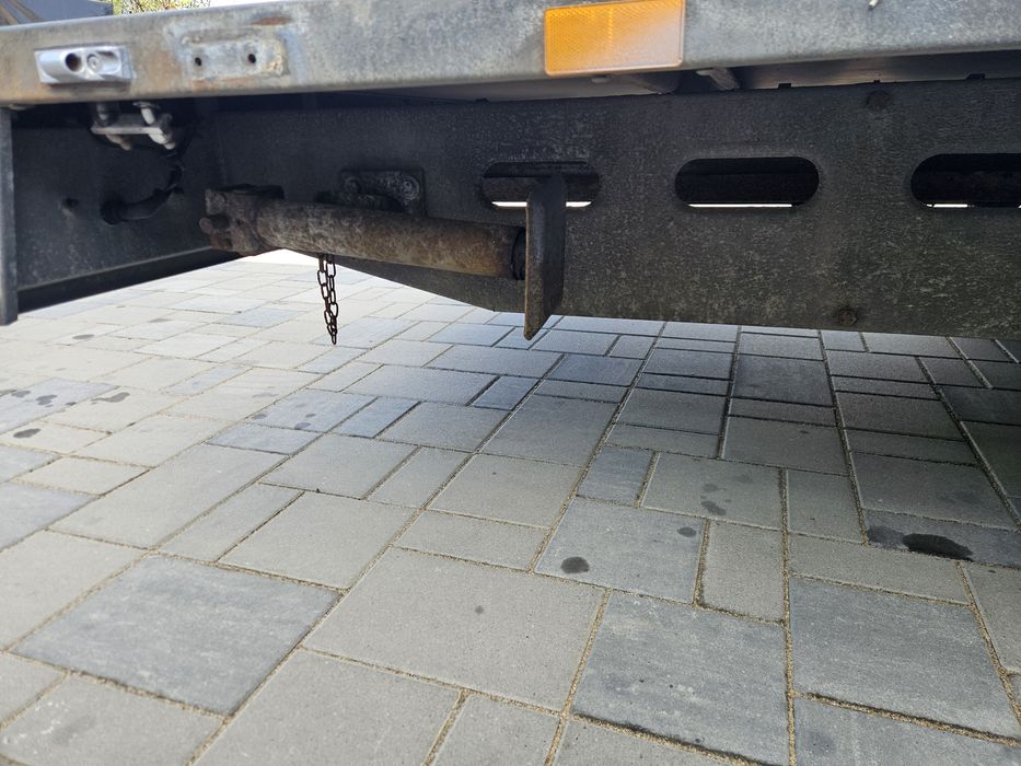 Trailer  drept cu podul plin pentru excavator bob cat stivuitorhumbaur