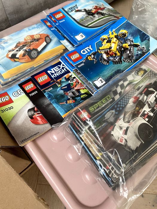 LEGO Piese Originale 9 KG cu cărticele de asamblare