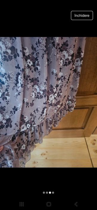 Rochie midi M cu flori